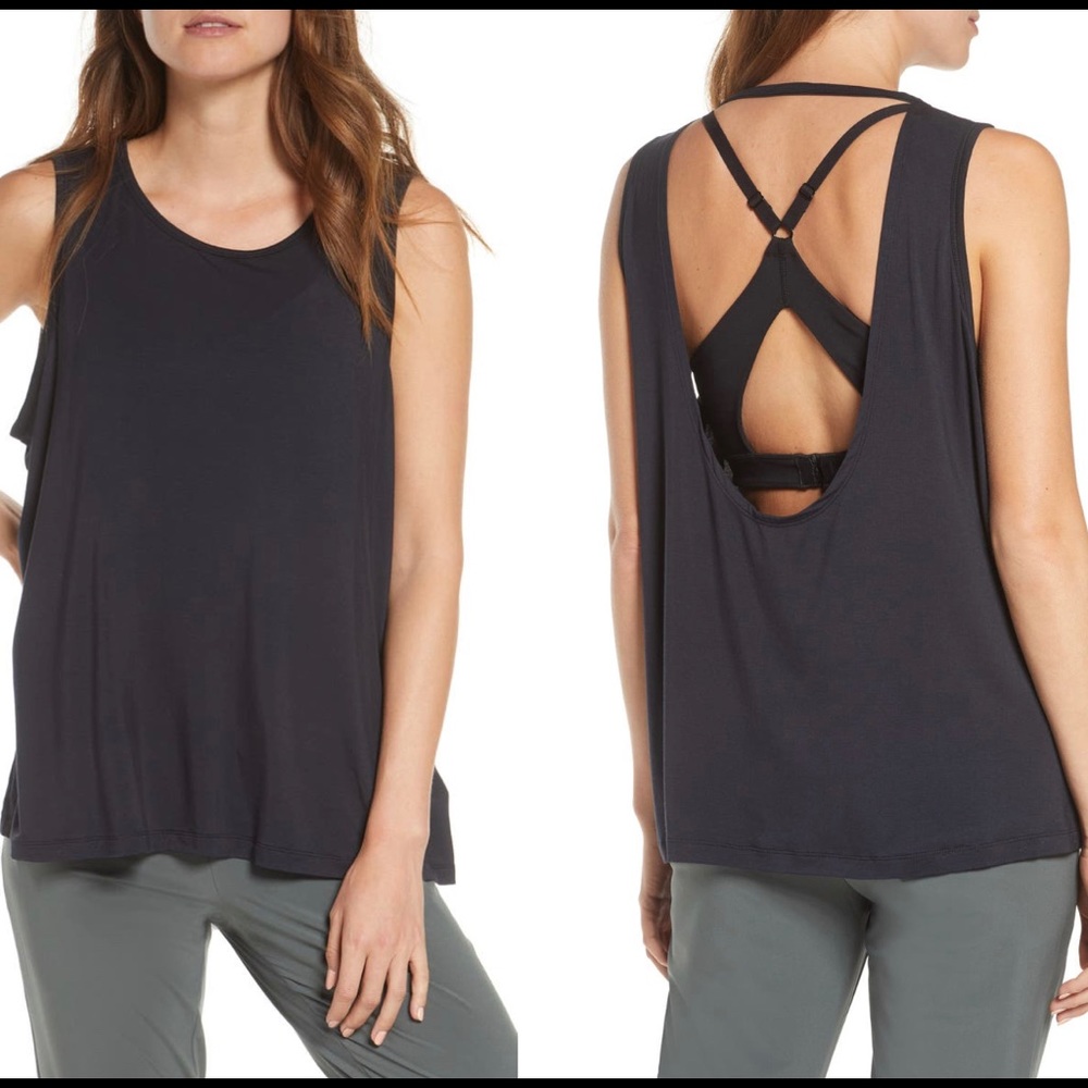 Good American Open Back Tank